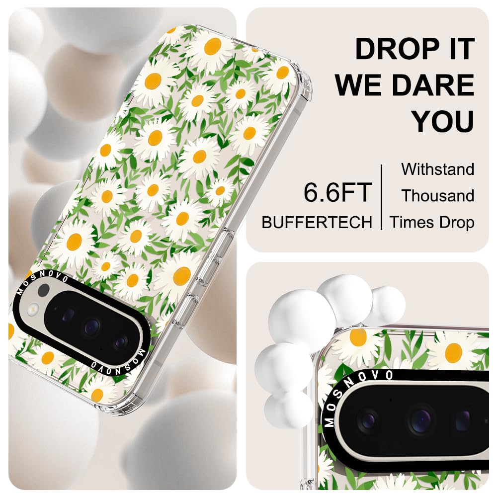 Foto 6 pulgar | Funda De Teléfono Mosnovo Para Google Pixel 9 Pro Xl Daisies Design - Venta Internacional.