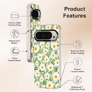 Foto 6 | Funda De Teléfono Mosnovo Para Google Pixel 9 Pro Xl Daisies Design - Venta Internacional.