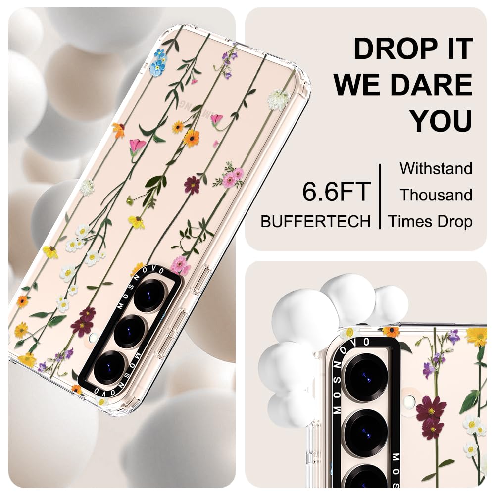 Foto 6 pulgar | Funda De Teléfono Mosnovo Para Samsung Galaxy S25, Diseño De Flores Silvestres - Venta Internacional.