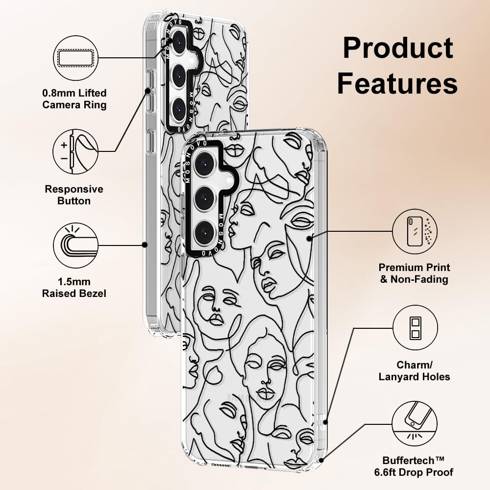 Foto 7 pulgar | Funda De Teléfono Mosnovo Para Samsung Galaxy S24 Fe Buffertech - Venta Internacional.