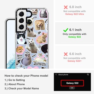 Foto 2 | Funda De Teléfono Mosnovo Para Samsung Galaxy S22 Buffertech 2m Drop - Venta Internacional.