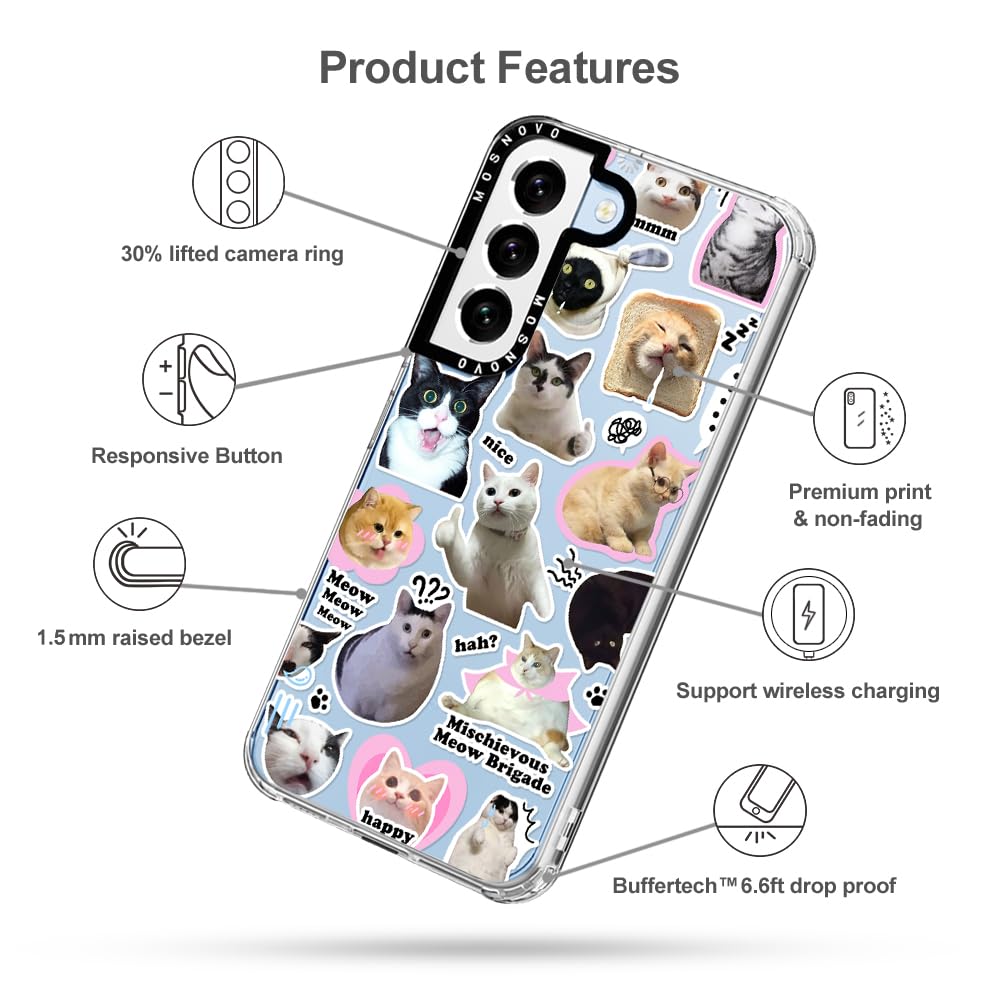 Foto 7 pulgar | Funda De Teléfono Mosnovo Para Samsung Galaxy S22 Buffertech 2m Drop - Venta Internacional.