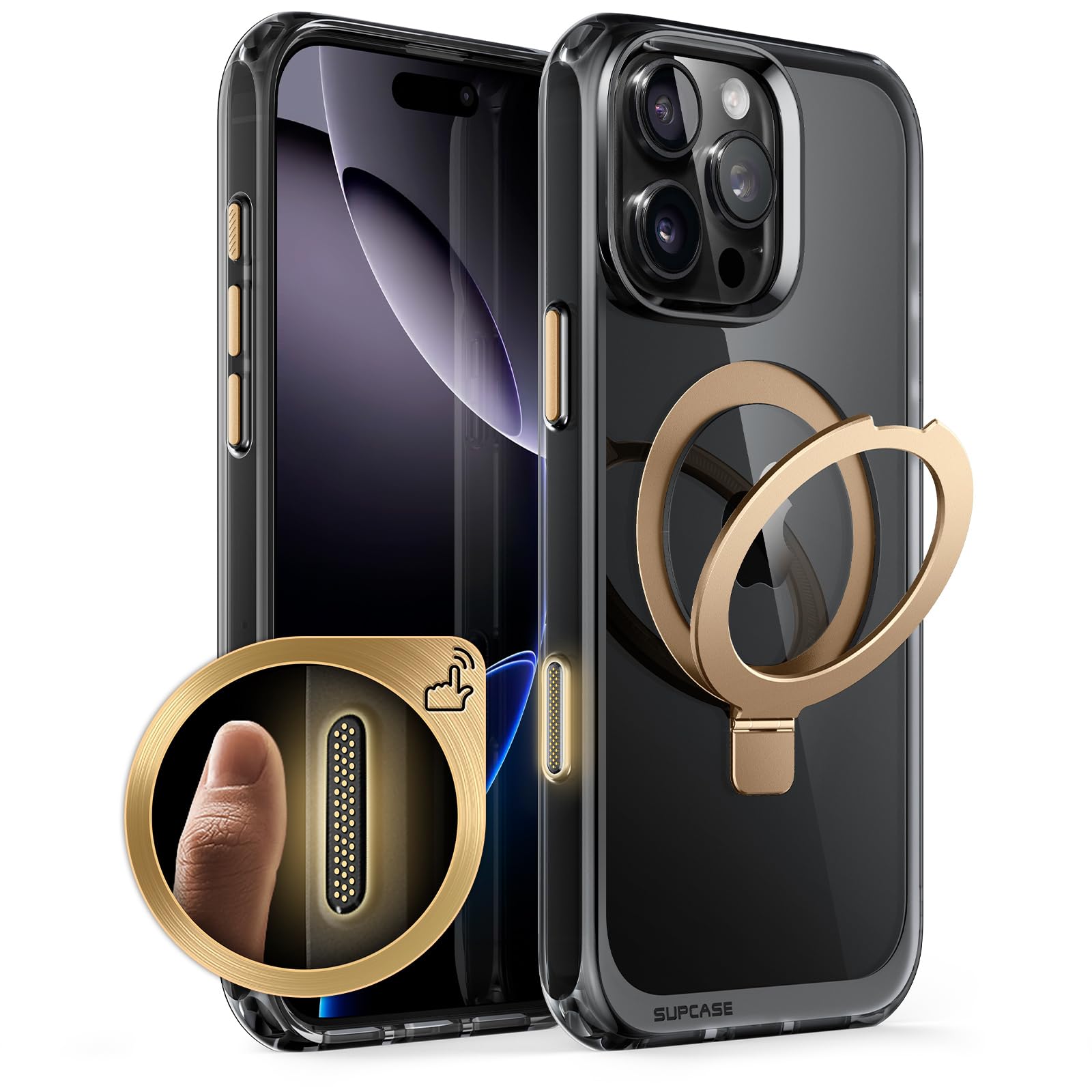Foto 2 pulgar | Funda Para Teléfono Supcase Unicorn Beetle Mag Stand Para Iphone 16 Pro - Venta Internacional.