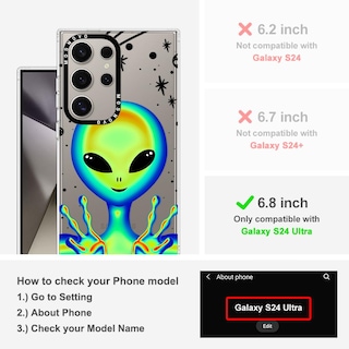 Foto 2 | Funda De Teléfono Mosnovo Para Samsung Galaxy S24 Ultra Clear Tpu - Venta Internacional.