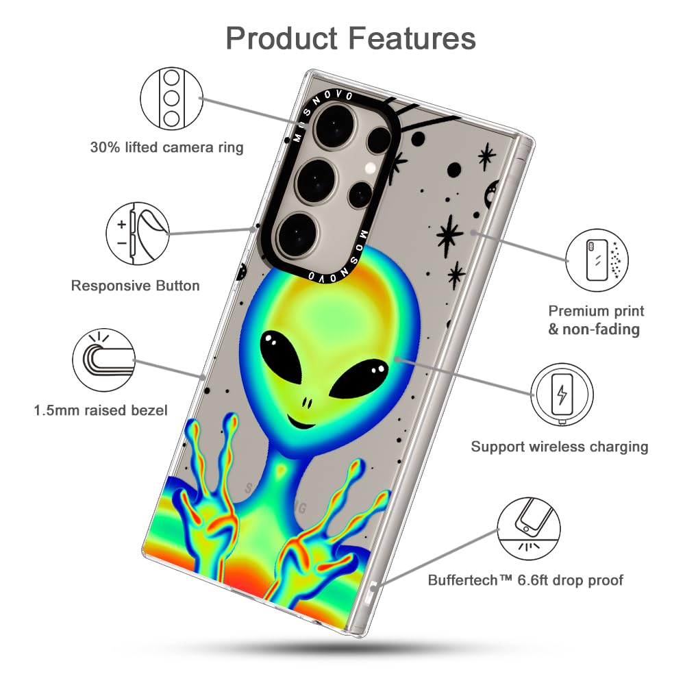 Foto 7 pulgar | Funda De Teléfono Mosnovo Para Samsung Galaxy S24 Ultra Clear Tpu - Venta Internacional.