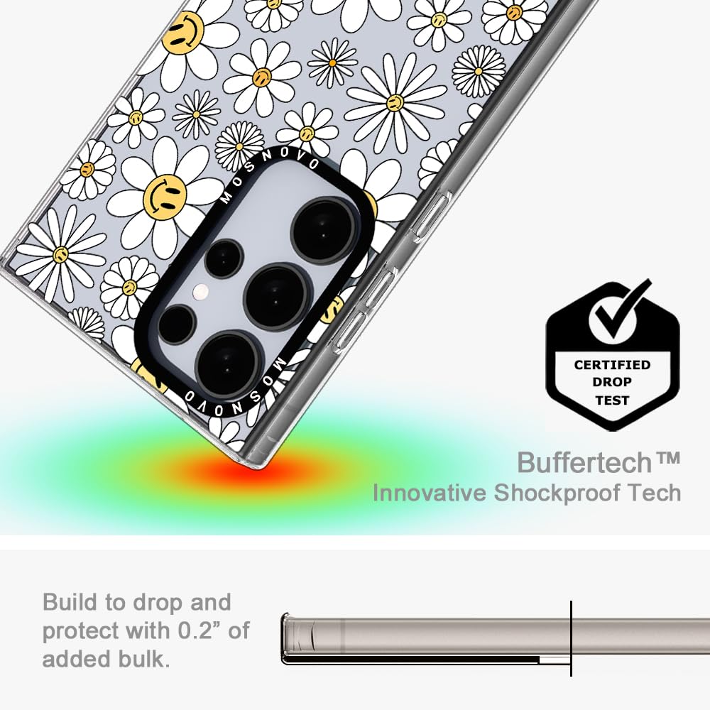 Foto 6 pulgar | Funda De Teléfono Mosnovo Para Samsung Galaxy S24 Ultra Happy Daisy - Venta Internacional.