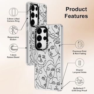 Foto 6 | Funda De Teléfono Mosnovo Para Samsung Galaxy S25 Ultra Clear Tpu - Venta Internacional.