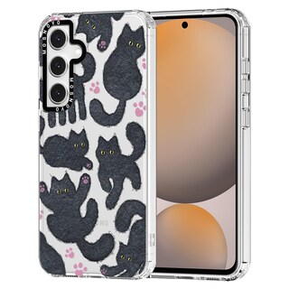 Foto 1 | Funda De Teléfono Mosnovo Para Samsung Galaxy S24 Fe Black Fluffy Cat - Venta Internacional.