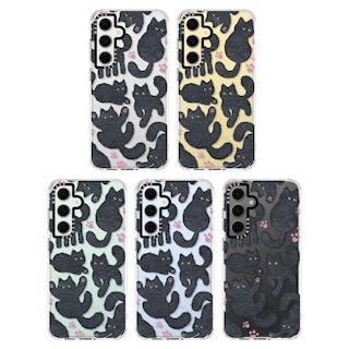 Foto 3 | Funda De Teléfono Mosnovo Para Samsung Galaxy S24 Fe Black Fluffy Cat - Venta Internacional.