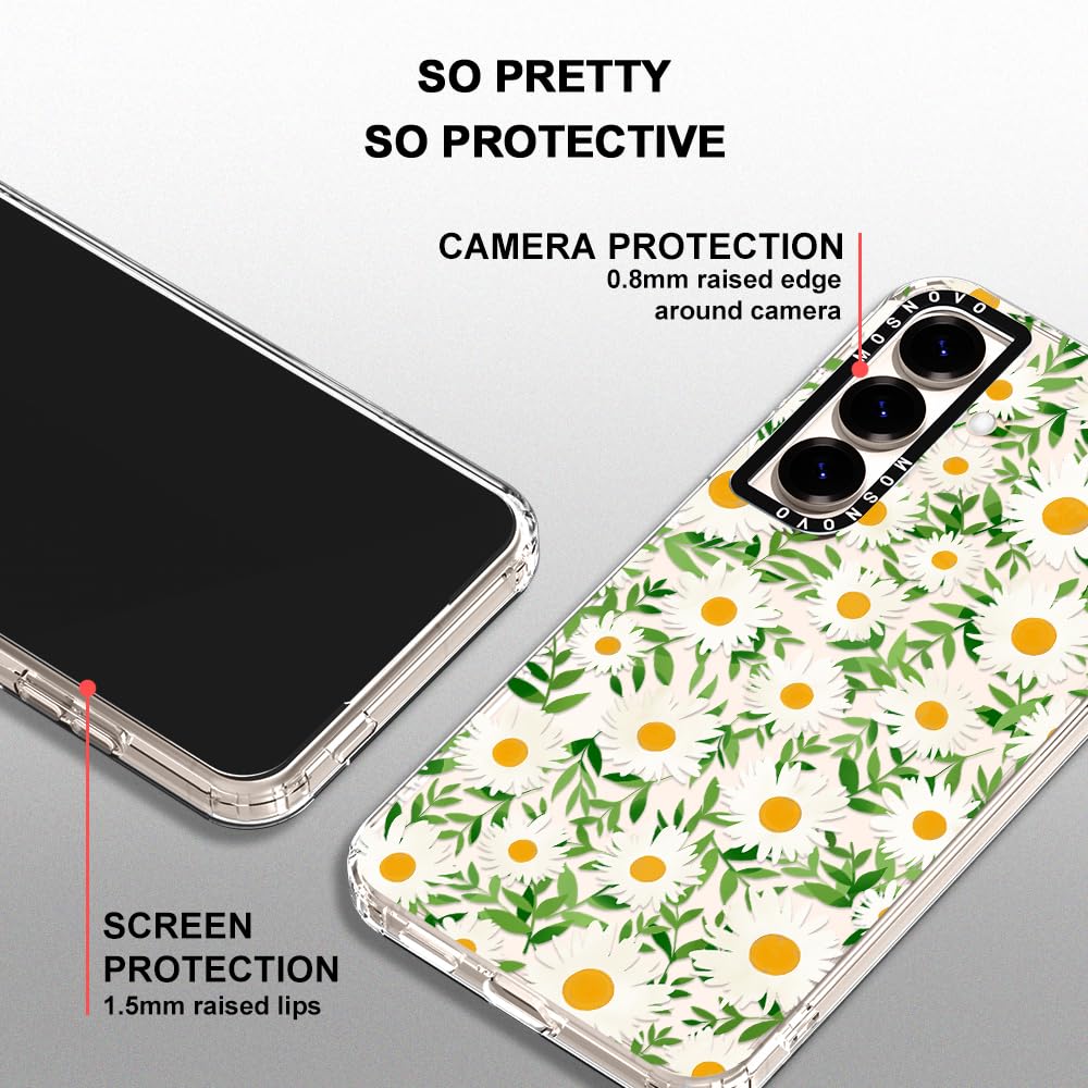 Foto 5 pulgar | Funda De Teléfono Mosnovo Para Samsung Galaxy S25 Plus, Diseño De Margaritas - Venta Internacional.