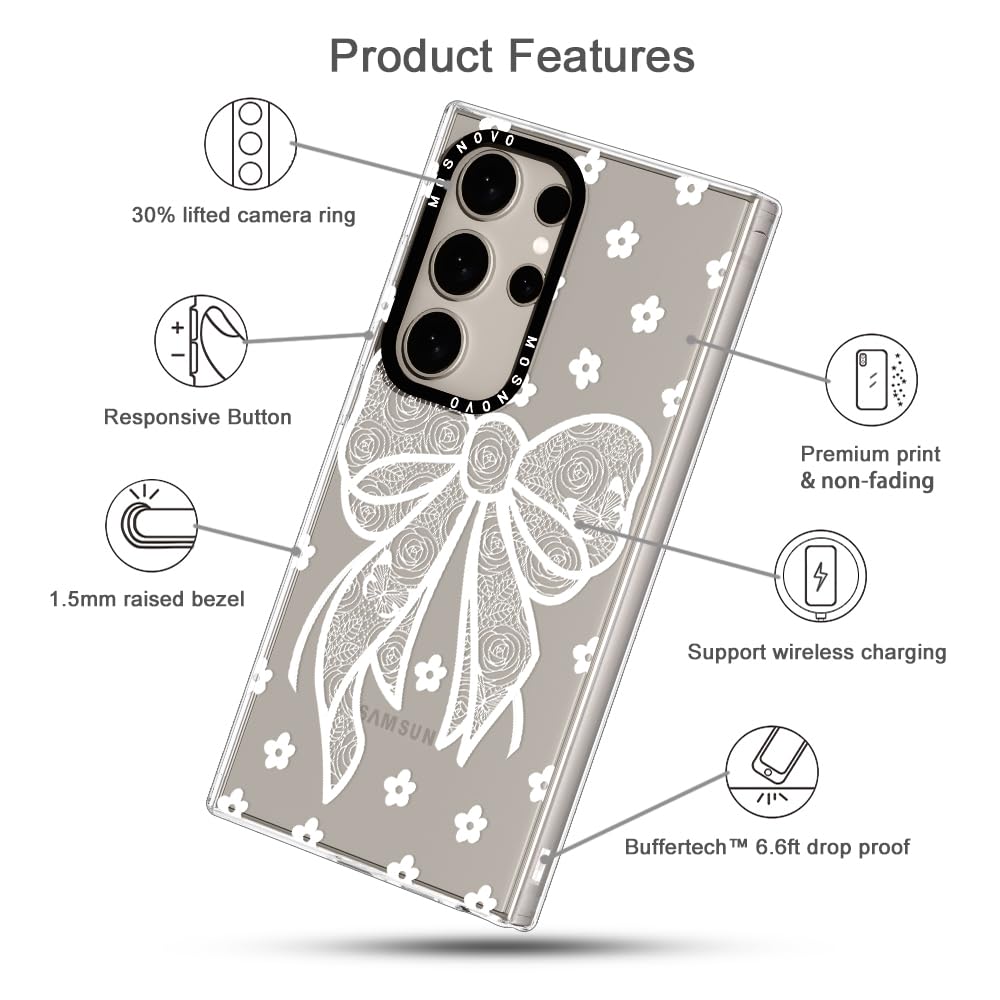 Foto 7 pulgar | Funda De Teléfono Mosnovo Para Samsung Galaxy S24 Ultra Clear Tpu - Venta Internacional.