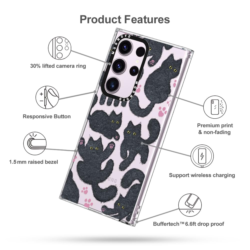 Foto 7 pulgar | Funda De Teléfono Mosnovo Para Samsung Galaxy S23 Ultra Black - Venta Internacional.