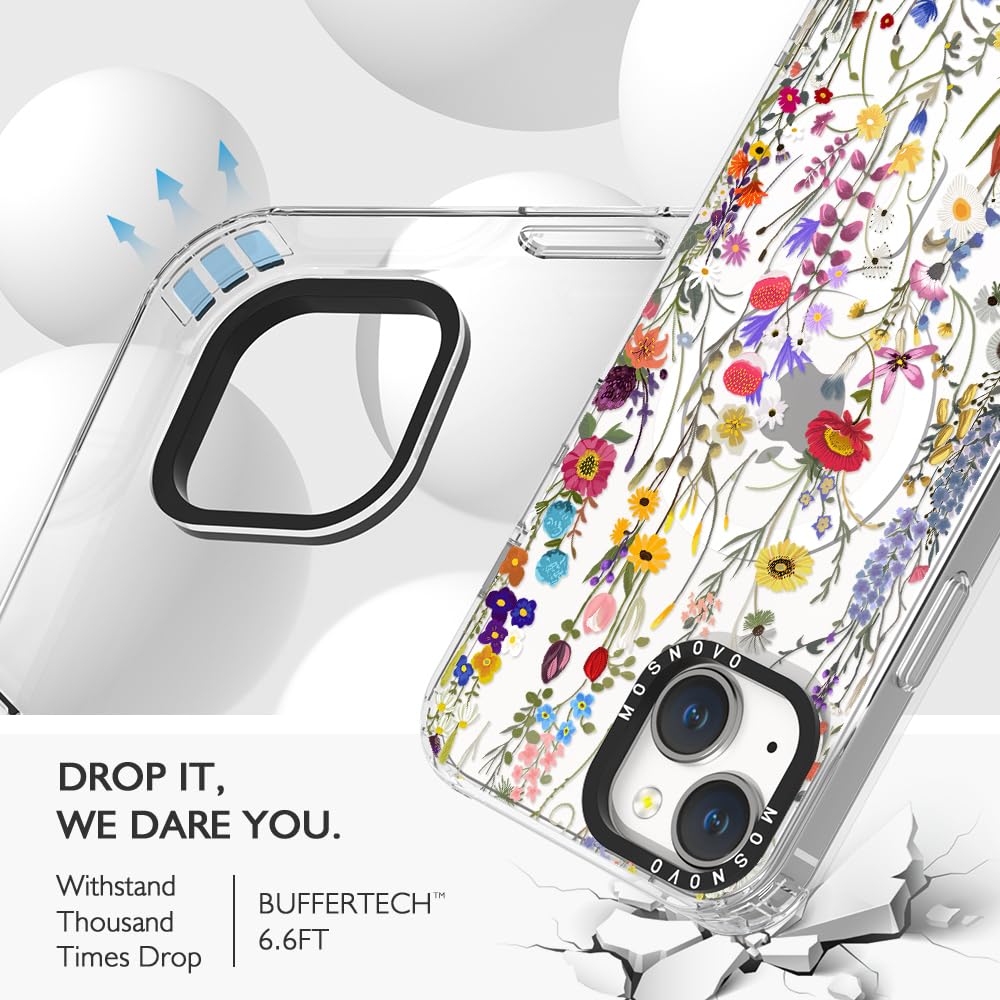 Foto 8 pulgar | Funda De Teléfono Mosnovo Buffertech Para Iphone 14/13 De 6.1 Pulgadas, Transparente - Venta Internacional.