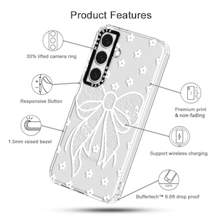 Foto 6 | Funda De Teléfono Mosnovo Para Samsung Galaxy S24 Plus Lacey Bow - Venta Internacional.
