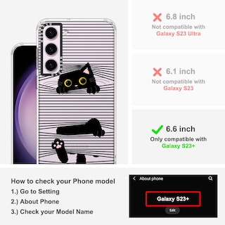 Foto 2 | Funda De Teléfono Mosnovo Para Samsung Galaxy S23 Plus Buffertech - Venta Internacional.