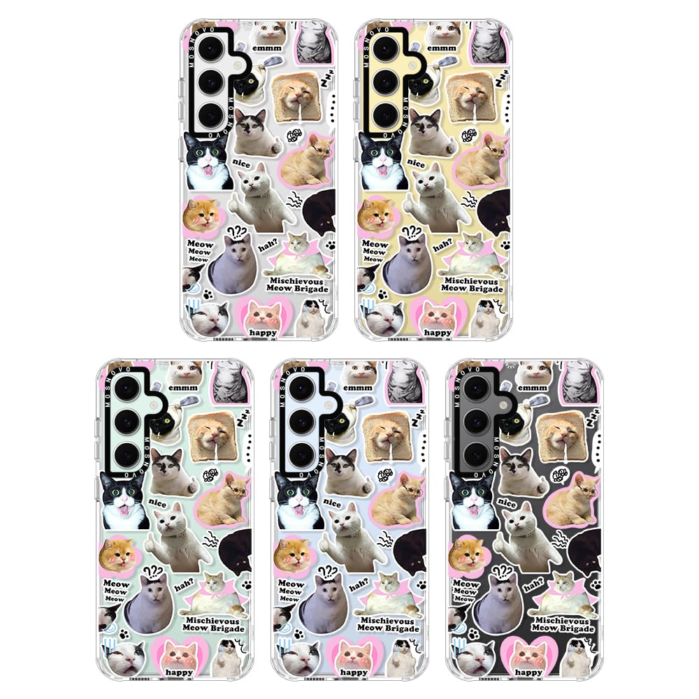 Foto 4 pulgar | Funda De Teléfono Mosnovo Para Samsung Galaxy S24 Fe Cat Brigade - Venta Internacional.