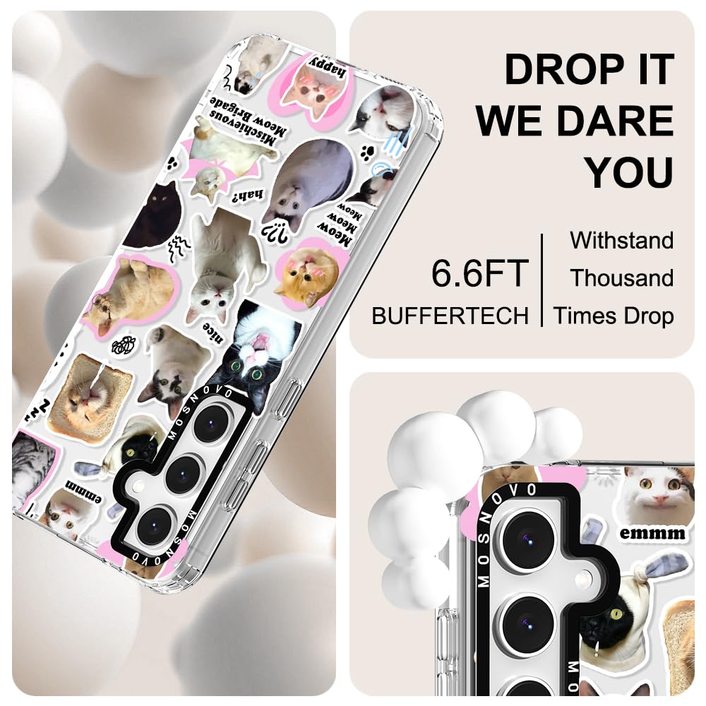 Foto 6 pulgar | Funda De Teléfono Mosnovo Para Samsung Galaxy S24 Fe Cat Brigade - Venta Internacional.