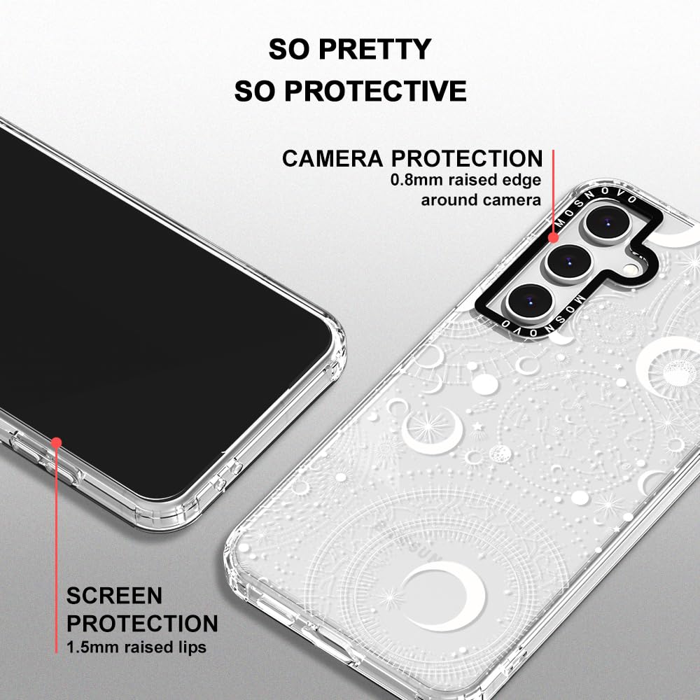 Foto 5 pulgar | Funda De Teléfono Mosnovo Para Samsung Galaxy S24 Fe Tpu Transparente - Venta Internacional.