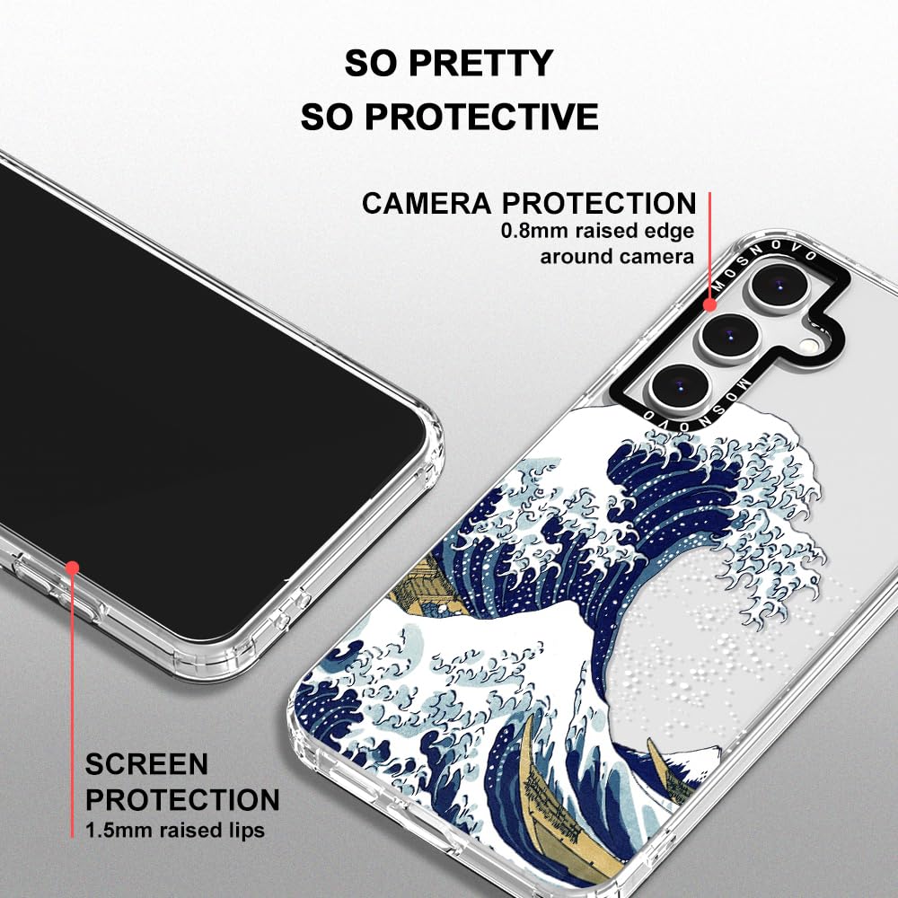 Foto 5 pulgar | Funda De Teléfono Mosnovo Para Samsung Galaxy S24 Fe Tpu Transparente - Venta Internacional.