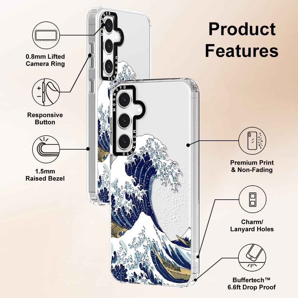 Foto 6 | Funda De Teléfono Mosnovo Para Samsung Galaxy S24 Fe Tpu Transparente - Venta Internacional.