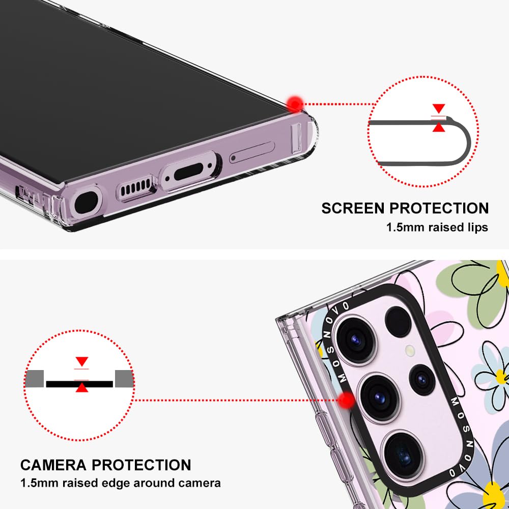 Foto 5 pulgar | Funda De Teléfono Mosnovo Para Samsung Galaxy S23 Ultra Clear Tpu - Venta Internacional.