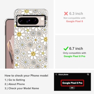 Foto 2 | Funda De Teléfono Mosnovo Para Google Pixel 8 Pro Buffertech 2m Drop - Venta Internacional.
