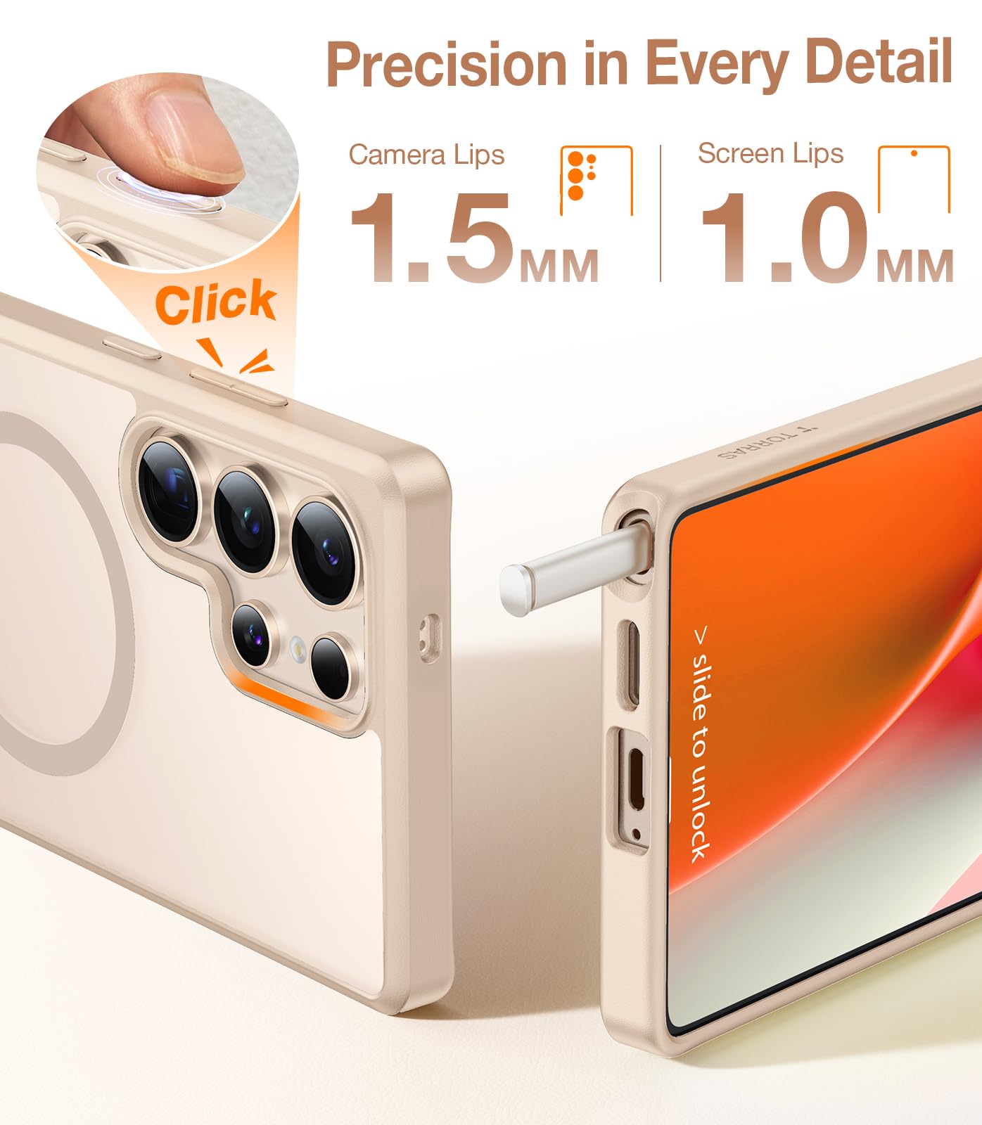 Foto 7 pulgar | Funda Magnética Torras Con Soporte Para Samsung Galaxy S25 Ultra - Venta Internacional.