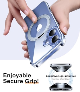 Foto 6 | Funda De Teléfono Torras Mejorada Con Anillo Magnético Giratorio De 360° Para Iphone 16 Plus Con Soporte - Ven