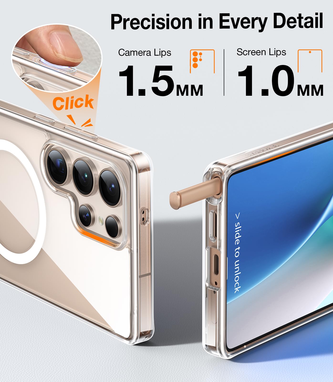 Foto 8 pulgar | Funda Para Teléfono Torras Strong Magnetic Stand Samsung S25 Ultra - Venta Internacional.