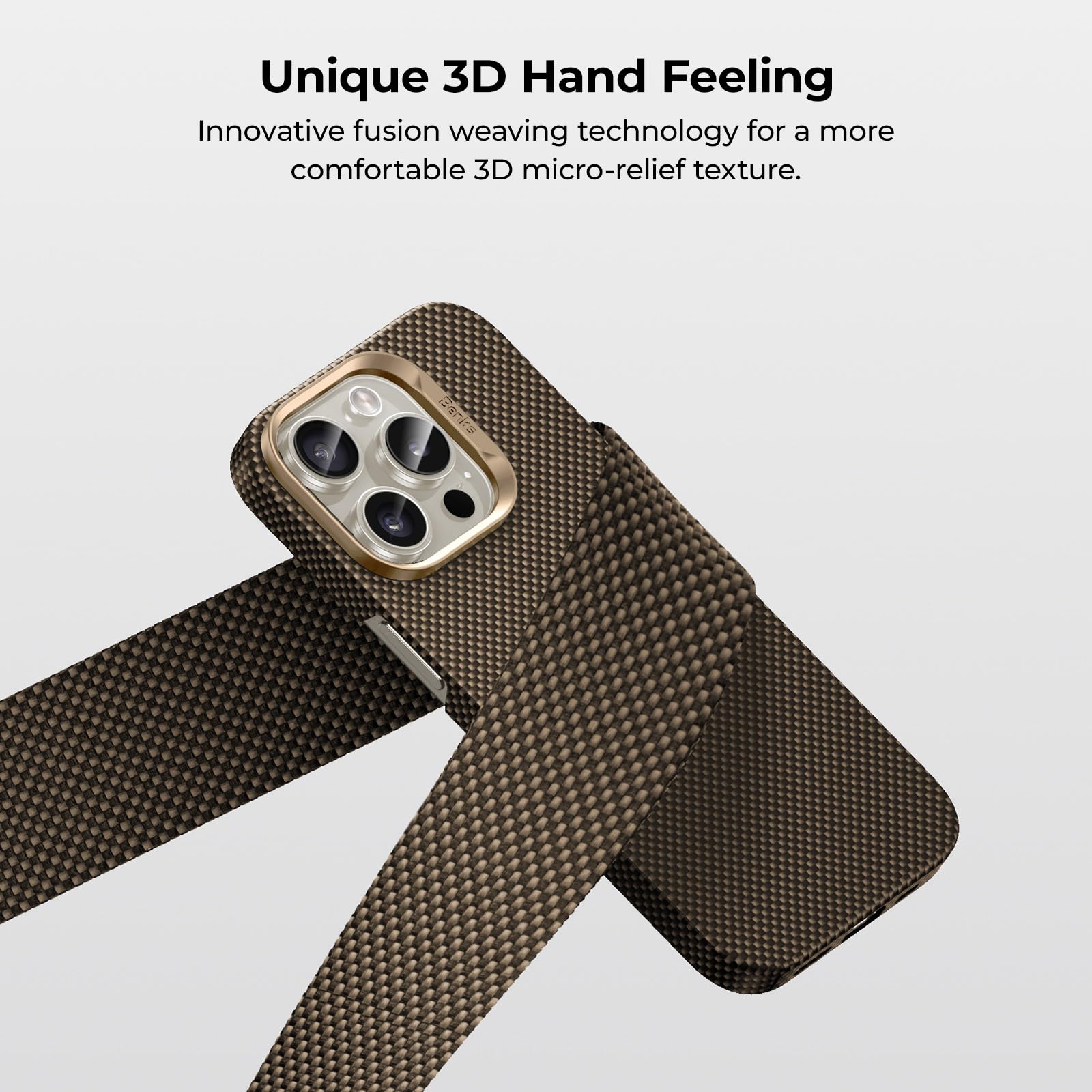 Foto 5 pulgar | Funda Benks Para Iphone 15 Pro Armortint Armorair Dawnlight Gold - Venta Internacional.