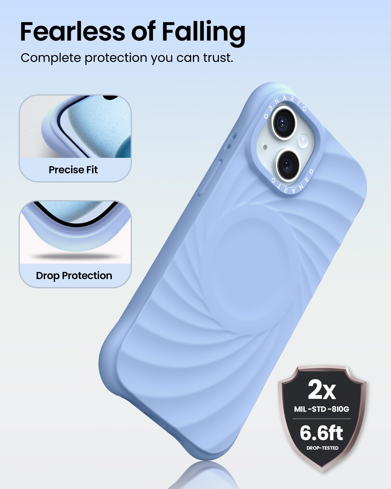 Foto 4 pulgar | Funda Ornarto Vortuxe Para Iphone 15 De 6.1 Pulgadas Con Magsafe - Venta Internacional.
