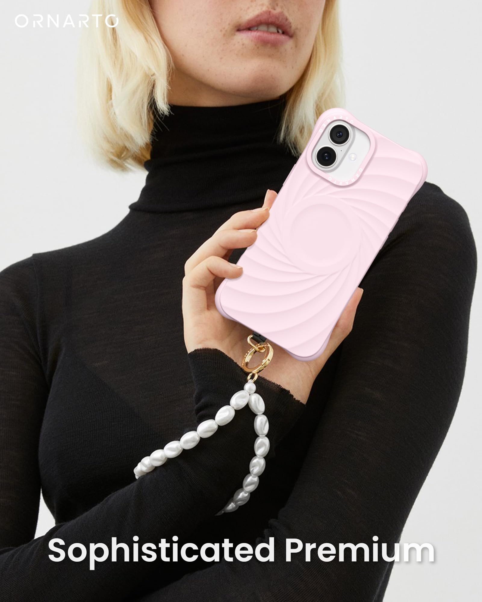 Foto 7 pulgar | Funda Ornarto Vortuxe Para Iphone 16 Plus Con Magsafe Pink - Venta Internacional.