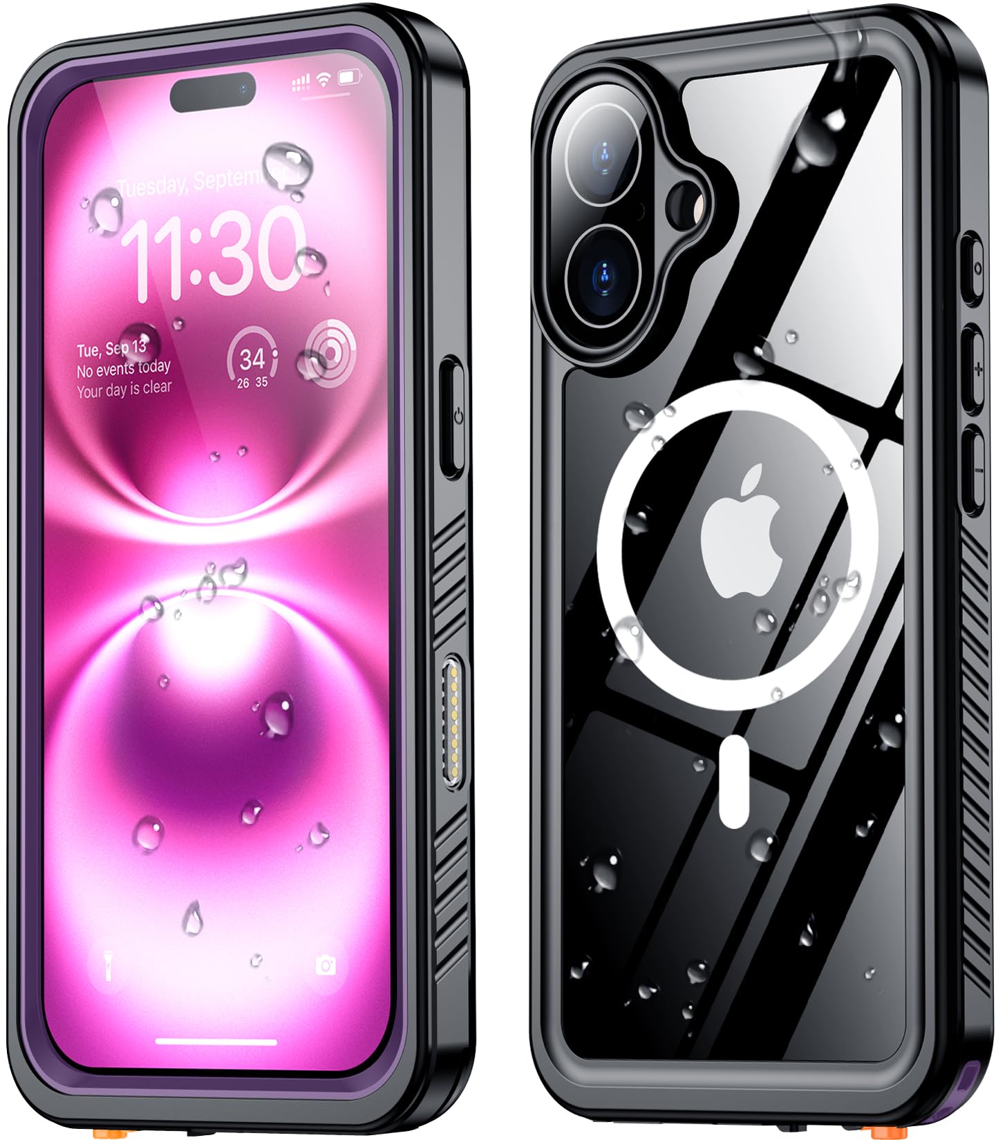 Foto 2 pulgar | Funda De Teléfono Spidercase Magnética Impermeable Para Iphone 16 - Venta Internacional.