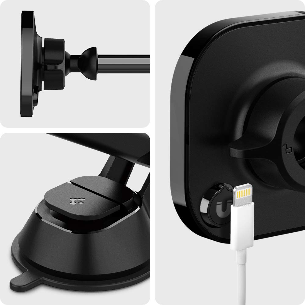 Foto 4 pulgar | Soporte De Coche Spigen Onetap (magfit) Para Iphone 16 Pro Max - Venta Internacional.