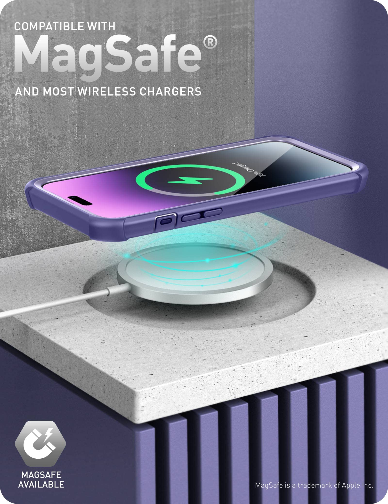 Foto 8 pulgar | Funda De Teléfono I-blason Para Iphone 14 Pro Max (2022) Con Magsafe Purple - Venta Internacional.