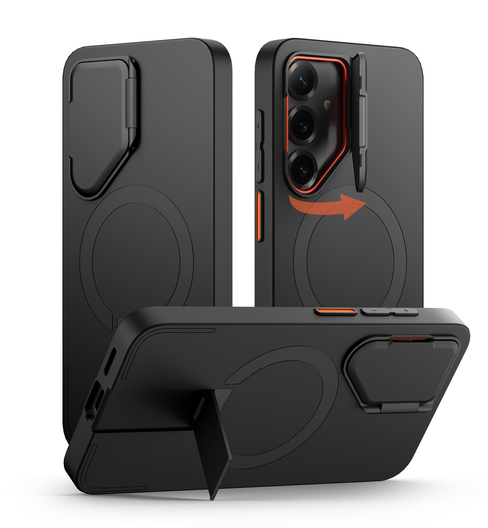 Foto 2 pulgar | Funda De Teléfono Suritch Para Samsung Galaxy S25+ Plus Con Funda De Cámara - Venta Internacional.