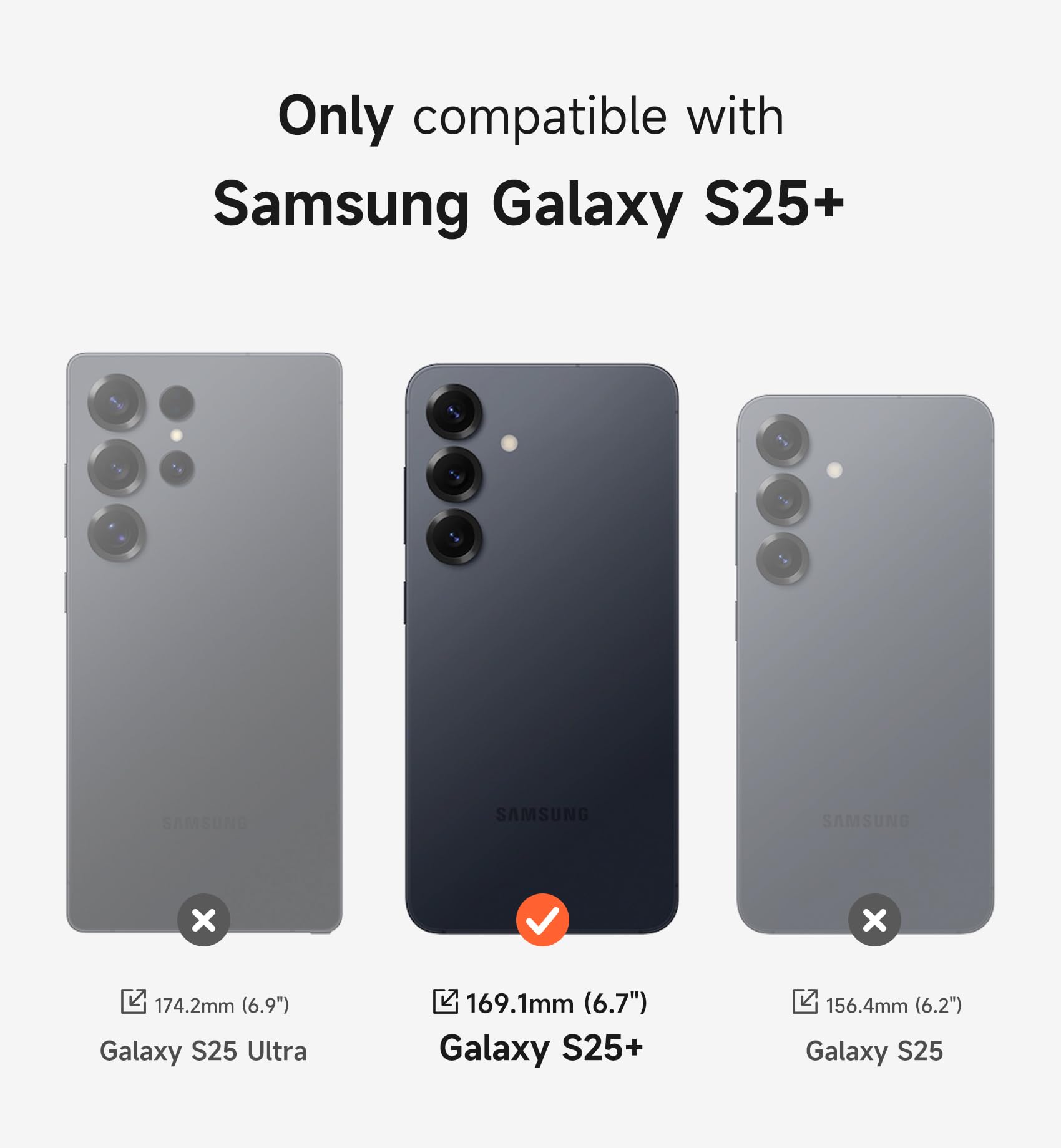 Foto 2 | Funda De Teléfono Suritch Para Samsung Galaxy S25+ Plus Con Funda De Cámara - Venta Internacional.