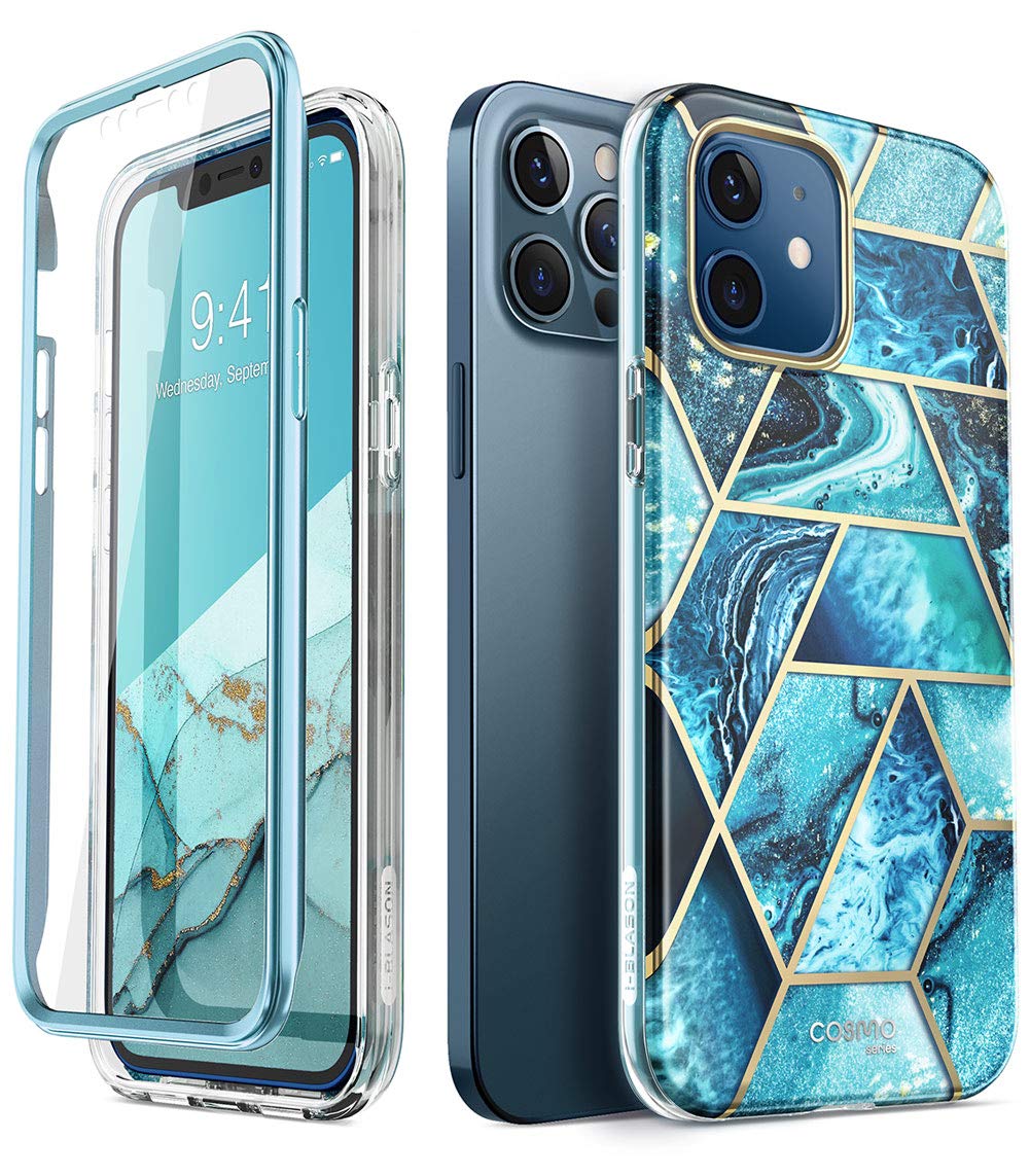 Foto 2 pulgar | Funda I-blason Cosmo Series Para Iphone 12/12 Pro De 6.1 Pulgadas Ocean - Venta Internacional.