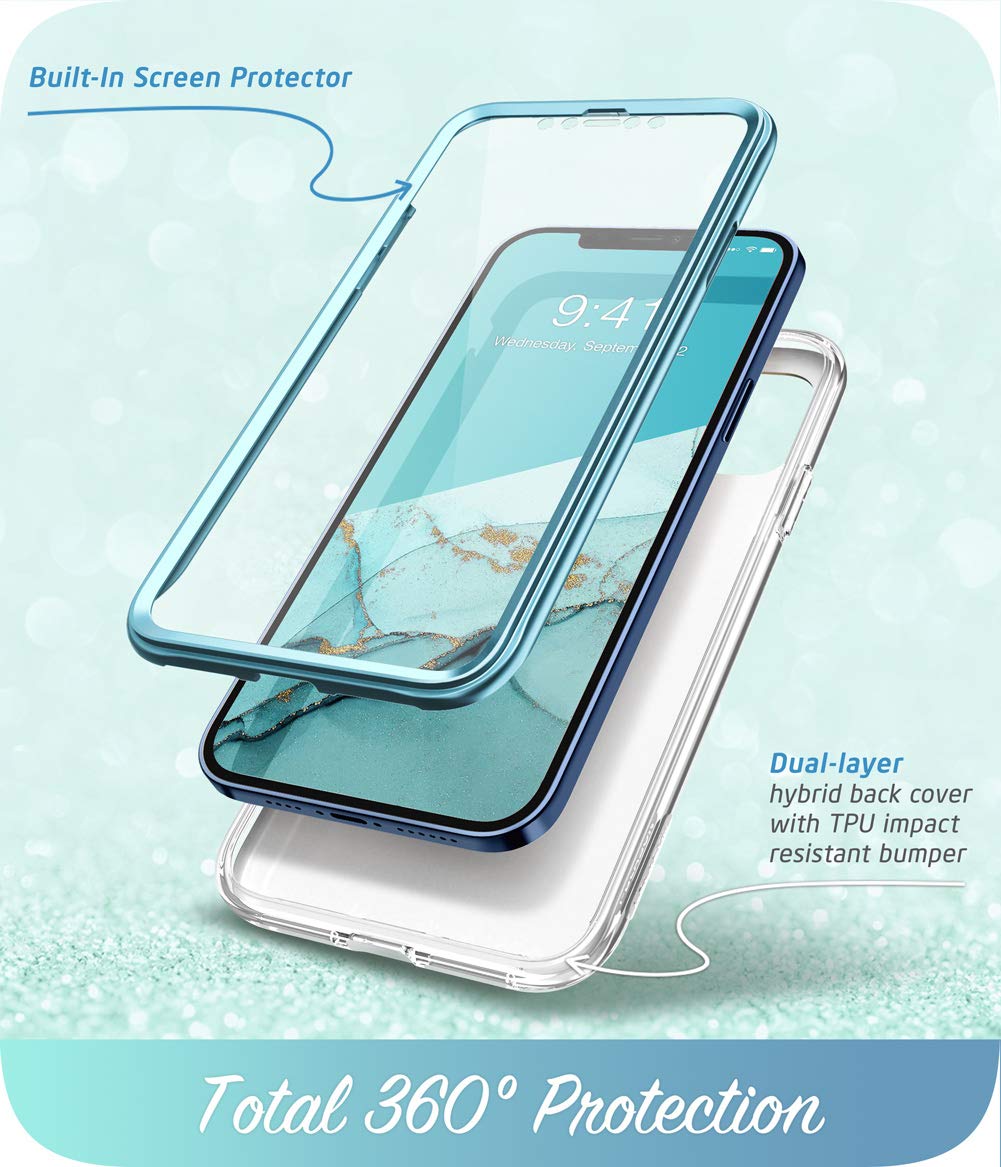 Foto 4 pulgar | Funda I-blason Cosmo Series Para Iphone 12/12 Pro De 6.1 Pulgadas Ocean - Venta Internacional.