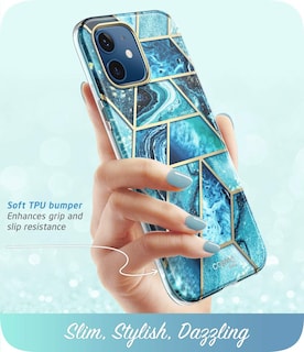 Foto 4 | Funda I-blason Cosmo Series Para Iphone 12/12 Pro De 6.1 Pulgadas Ocean - Venta Internacional.