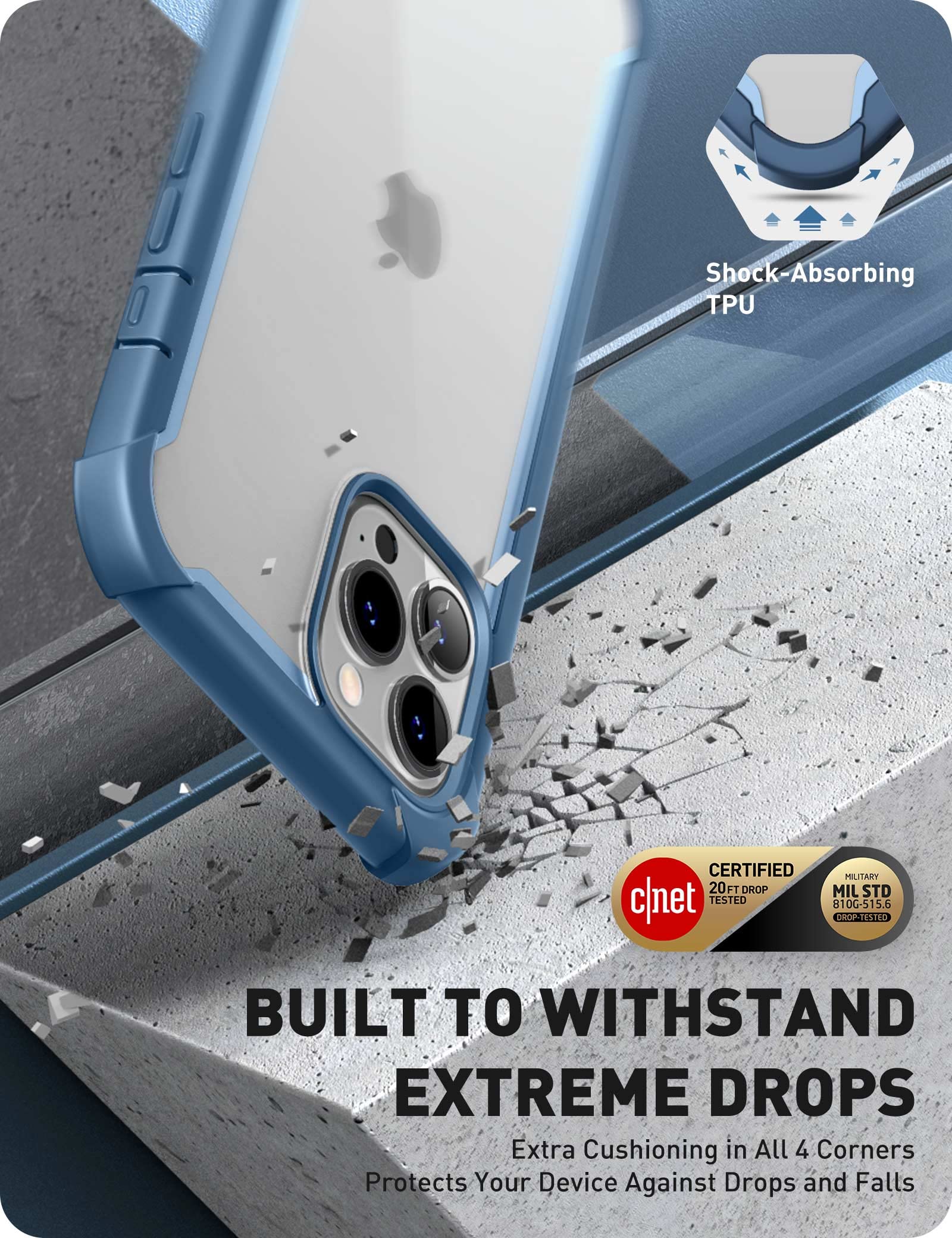Foto 4 pulgar | Funda De Teléfono I-blason Ares Para Iphone 14 Pro De 6.1 Pulgadas Con Protector De Pantalla - Venta Internacional.