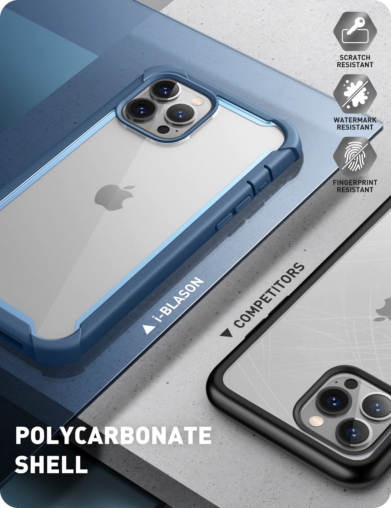Foto 4 | Funda De Teléfono I-blason Ares Para Iphone 14 Pro De 6.1 Pulgadas Con Protector De Pantalla - Venta Internacional.