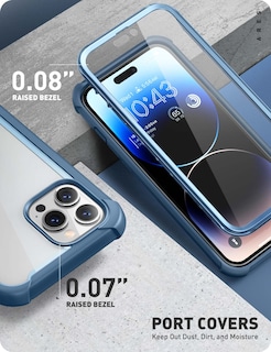 Foto 5 | Funda De Teléfono I-blason Ares Para Iphone 14 Pro De 6.1 Pulgadas Con Protector De Pantalla - Venta Internacional.
