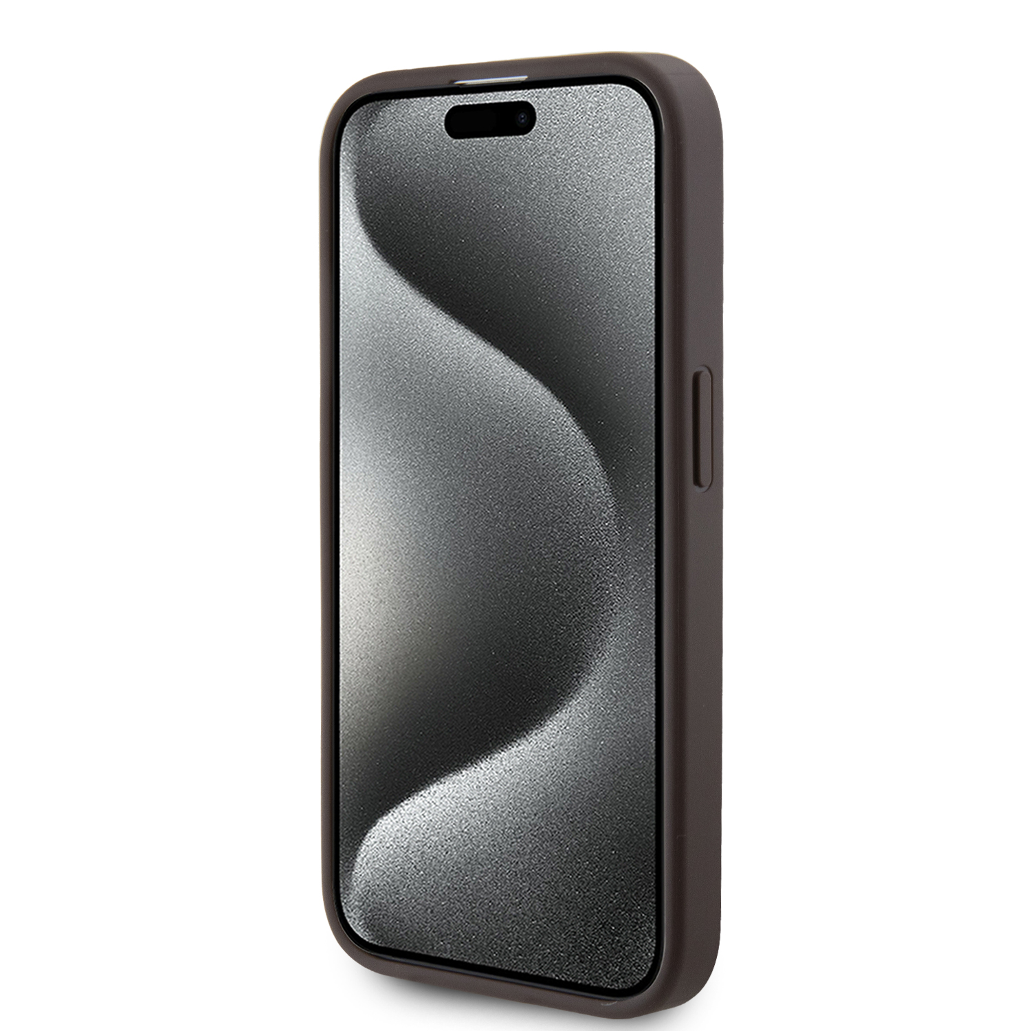 Foto 6 pulgar | Funda Original Guess 4g Pisa Para Iphone 15 Pro Café