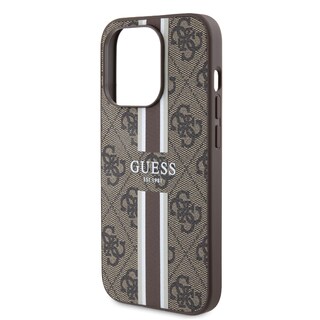Foto 6 | Funda Original Guess 4g Pisa Para Iphone 15 Pro Café