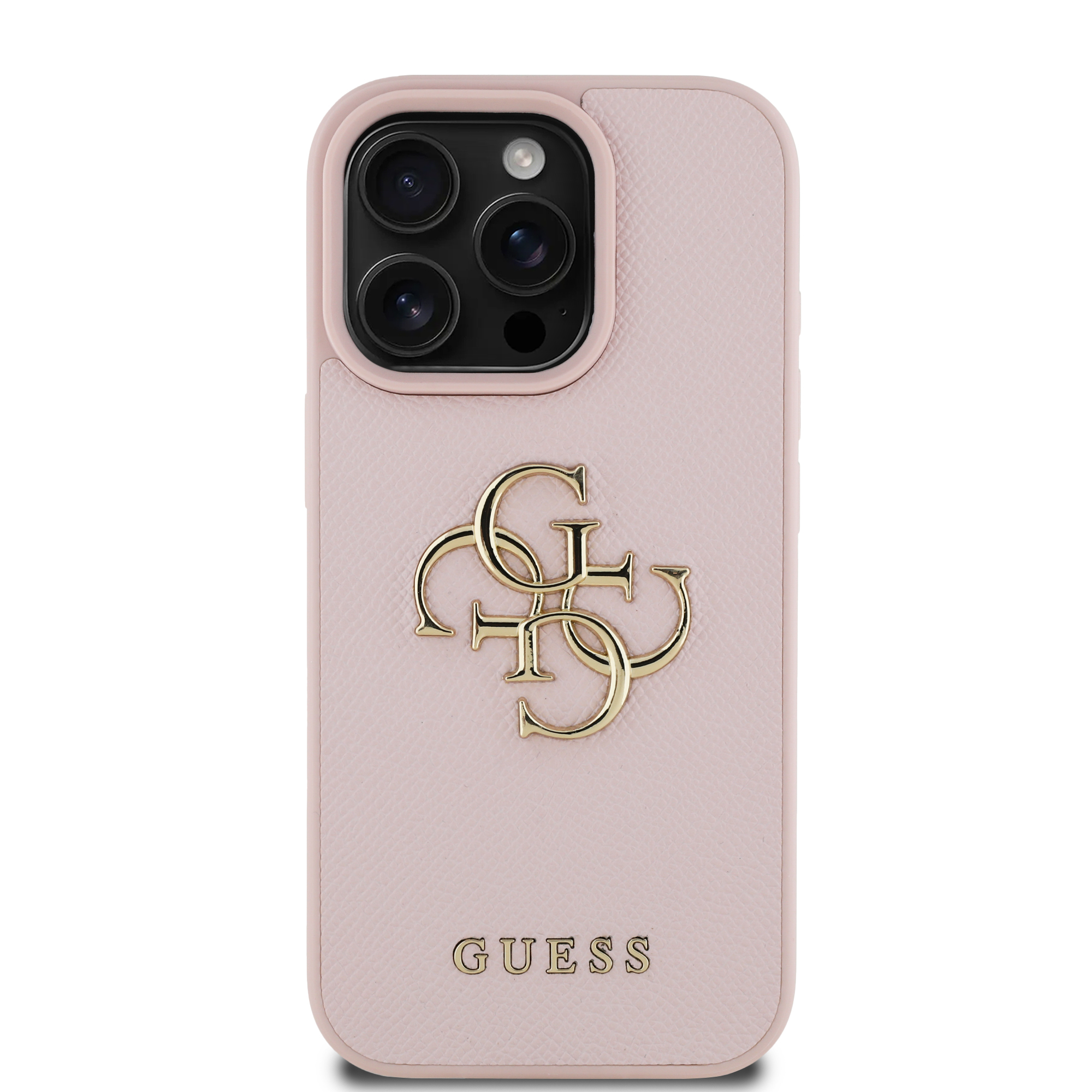 Foto 4 pulgar | Funda Original Guess Saffiano Logo 4g Para Iphone 16 Pro Max - Rosa