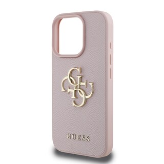 Foto 6 | Funda Original Guess Saffiano Logo 4g Para Iphone 16 Pro Max - Rosa