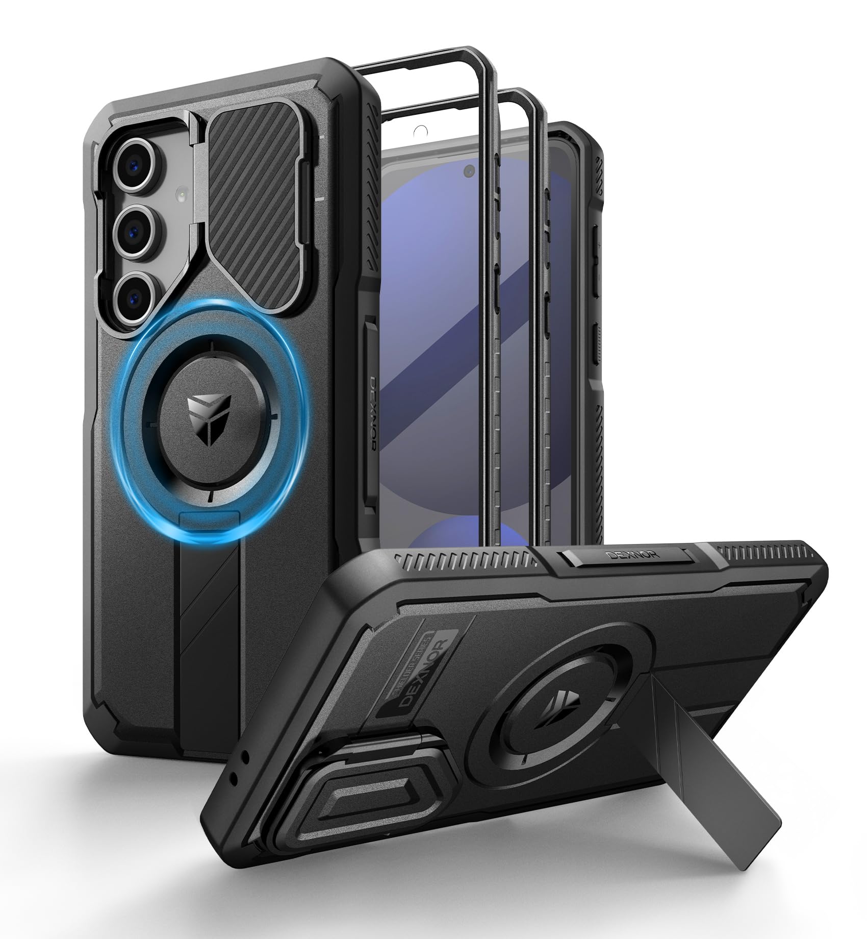 Funda Dexnor Para Samsung Galaxy S24 Fe Con Funda De Cámara Negra - Venta Internacional.