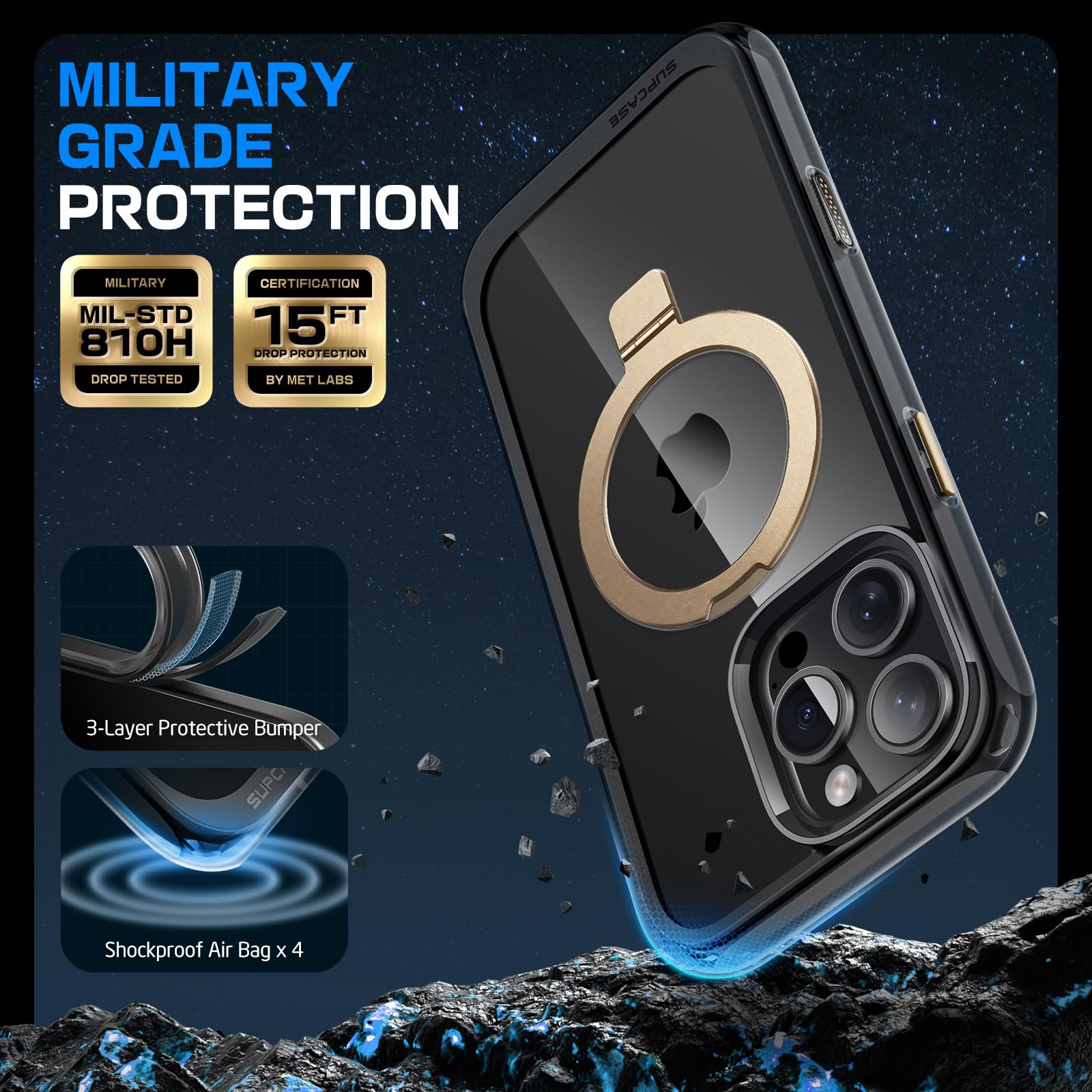 Foto 5 | Funda De Teléfono Supcase Unicorn Beetle Mag Para Iphone 16 Pro Max - Venta Internacional.