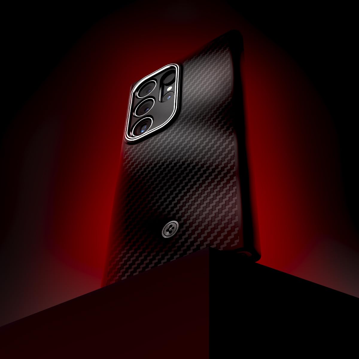 Foto 4 pulgar | Funda Spigen Enzo Aramid Para Galaxy S24 Ultra Matte Black - Venta Internacional.
